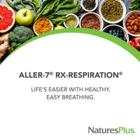Thumbnail for NaturesPlus Advanced Therapeutics Aller-7 Rx-Respiration - 60 Vegetarian Capsules - Supports Respiratory Wellness - Gluten-Free - 30 Servings