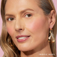 Thumbnail for LAURA GELLER NEW YORK Baked Blush-n-Brighten Marbleized Blush for Cheeks - Tropic Hues - Satin Finish - Buildable Color