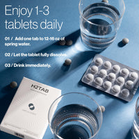Thumbnail for Molecular H2TAB Hydrogen Tablets with Magnesium -12 PPM Hydrogen Tablets for Drinking Water -Rich in Antioxidants, Supports Cellular Health, Recovery & Cognitive Function (30 Counts, Unflavored)