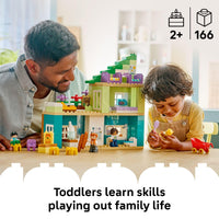 Thumbnail for LEGO DUPLO Town 3 in 1 Modern Family House with Figures Building Toy - Learning Play Set for Toddler Boys & Girls, Ages 2+ - Fine Motor Skills Toys for Preschool - Gift for Birthdays - 10470