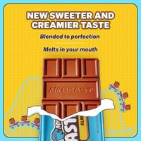 Thumbnail for MrBeast Feastables Almond Milk Chocolate Bar, King Size, 10 Count, Roasted Almond Chocolate Candy, Fairtrade Cocoa, 2.1oz Each