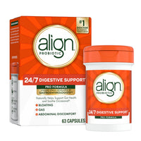 Thumbnail for Align Probiotic, Pro Formula, Probiotics for Women and Men, Probiotics for Digestive Health, Men and Womens Probiotic Capsules Help Relieve Occasional Bloating & Gas*, 63 Capsules