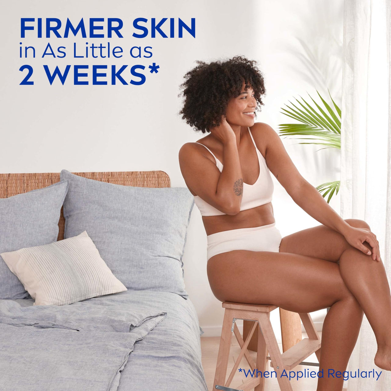 NIVEA Skin Firming & Toning Body Gel Cream with Q10, Hyaluronic Acid and Vitamin C, Clinically Tested Skin Firming & Toning Cream, 72-Hour Moisture, 6.7 Oz Tube