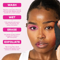 Thumbnail for The Original MakeUp Eraser PRO, Effortlessly Remove All Makeup Using Only Water, Including Waterproof Mascara, Eyeliner, Foundation, Lipstick, Sunscreen,and More! Chic Black, 1ct.