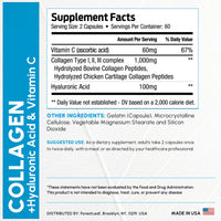 Thumbnail for ForestLeaf Multi Collagen Pills with Hyaluronic Acid + Vitamin C | Hydrolyzed Collagen Supplements for Women or Men | Multi Collagen Capsules Peptides for Skin, Wrinkles, 120 Caps