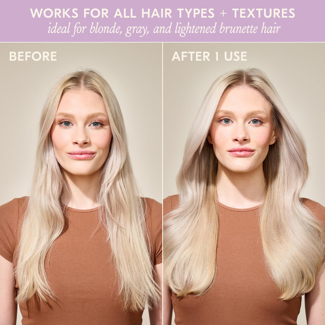 DAE Hair Violet Hour Purple Shampoo - Fights Brasiness, Enhances Color, & Repairs Damage (10 oz)