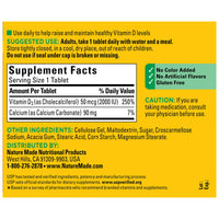Thumbnail for Nature Made Vitamin D3 2000 IU (50 mcg), Vitamin D Supplement for Bone, Teeth, Muscle and Immune Health Support, 220 Tablets, 220 Day Supply