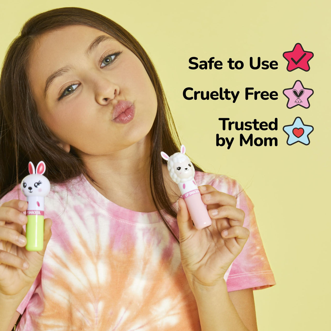 Lip Smacker Lippy Pals Unicorn, Flavored Moisturizing & Smoothing Soft Shine Lip Balm, Hydrating & Protecting Fun Tasty Flavors, Cruelty-Free & Vegan - Unicorn Magic