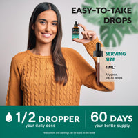 Thumbnail for USDA Organic Lymphatic Drainage Supplement - Echinacea | Elderberry | Dandelion | Rosehip | Cleavers | Calendula | Burdock - Made in USA - Lymph System Drops - Immune Support, Cleanse & Detox, 2 fl oz