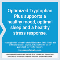 Thumbnail for Life Extension Optimized Tryptophan Plus 1000mg - L-Tryptophan Supplement with Niacin and L-Lysine for Healthy Sleep & Stress Response – Gluten-Free, Non-GMO, Vegetarian - 90 Capsules
