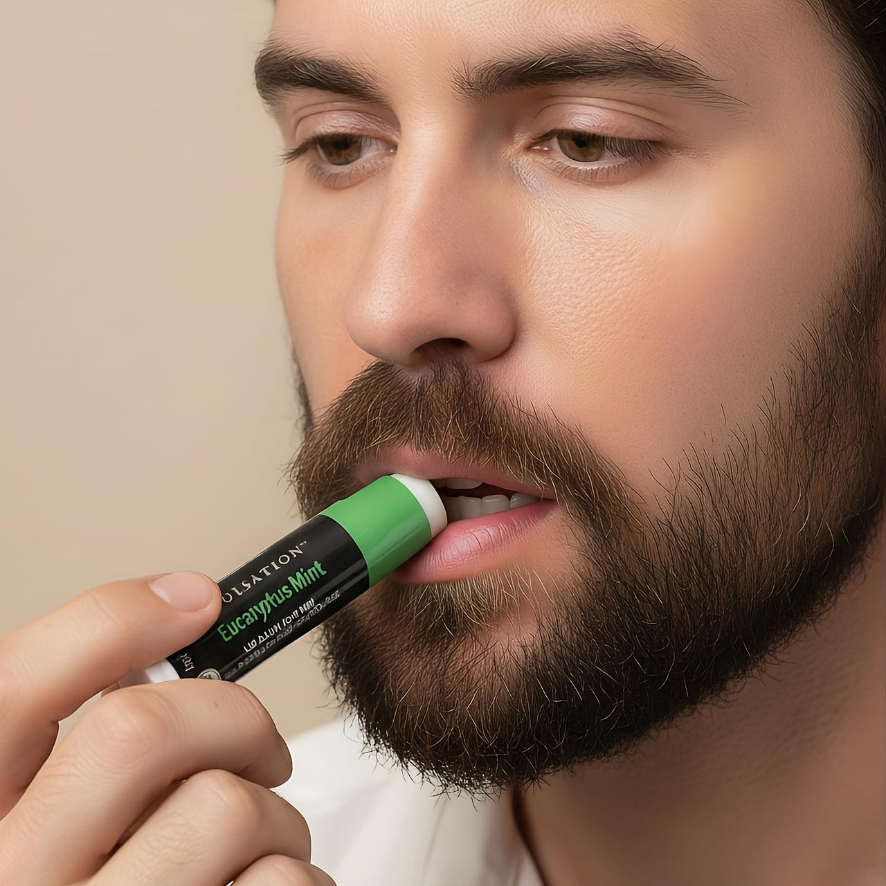 Soulsation Organic Lip Balm Set for Men - 4 Flavors - 100% Natural Moisturizing for Cracked & Dry Lips