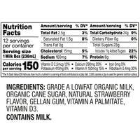 Thumbnail for Horizon Organic Shelf Stable 1% Lowfat Strawberry Milk Boxes, 8 fl oz, 12 Count - 8g Protein per Serving, USDA Organic UHT from Pasture-Raised Cows, Ready to Drink for Lunchbox, Travel, or On-the-Go, No Refrigeration Needed