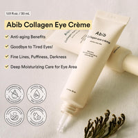 Thumbnail for Abib Collagen Eye Cream Jericho Rose Tube for Dark Circles and Puffiness, Under Eye Fine Lines