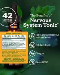 Thumbnail for Herb Pharm Nervous System Tonic Liquid Herbal Formula to Strengthen and Calm the Nervous System - 1 Ounce (FASKULL01)
