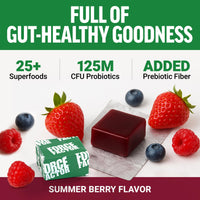 Thumbnail for Force Factor Smarter Greens Superfood Chews, Greens and Superfoods with Probiotics, Antioxidants, and Fiber, Greens Supplement to Support Digestion, Nitric Oxide, and Energy, 60 Soft Chews