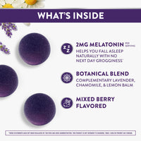 Thumbnail for ZzzQuil PURE Zzzs Melatonin Gummies, Sleep Aid, Melatonin 2mg, with Chamomile & Lavender, Melatonin Sleep Gummies, Sleep Aids for Adults, Wildberry Vanilla Flavored, 72 Sleep Gummies