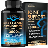 Image 1 of Glucosamine Chondroitin MSM Collagen | HSA | Joint Support Supplement 2800 mg | Made in USA | FSA Approved Product Items | Flexibility Nutritional Vitamins | For Men & Women, 120 Capsules