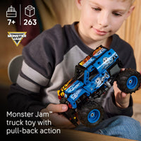 Thumbnail for LEGO Technic Monster Jam Grave Digger Fire and Ice Building Toy for Boys & Girls - Monster Truck Toy W/Pull-Back Racing Action for Kids, Ages 7+ - Gift Idea for Birthdays - 42219