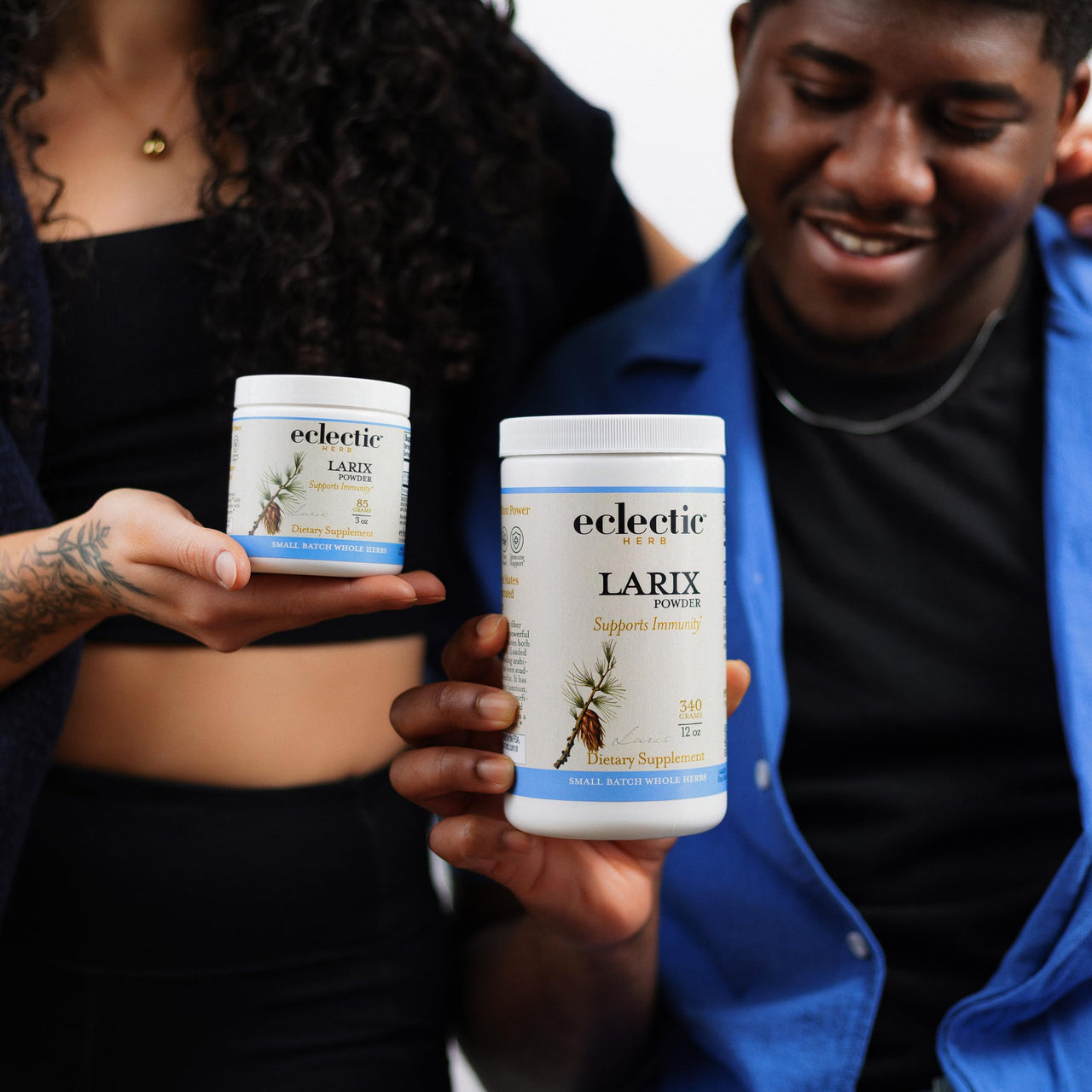 Eclectic Herb - Larix Powder | Natural Immune + Gut Health Support | Larch Laricina | Immunity & Gut Flora Support | Safe for Kids & Adults | Organic, Vegan, Gluten Free, Non-GMO (3 oz | 85 g)