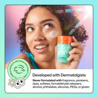 Thumbnail for Bubble Skincare Slam Dunk Face Moisturizer - Hydrating Face Cream for Dry Skin Made with Vitamin E + Aloe Vera Juice for a Glowing Complexion - Skin Care with Blue Light Protection (50ml)