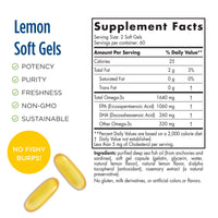 Thumbnail for Nordic Naturals ProEPA Xtra, Lemon - 120 Soft Gels - 1640 mg Omega-3 - High-Intensity EPA Formula for Positive Mood, Heart Health & Cellular Function - Non-GMO - 60 Servings