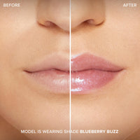 Thumbnail for Too Faced Lip Injection Maximum Plump Extra Strength Lip Plumper Gloss | Hydrating, Volumizing, + Plumping, 0.14 Fl Oz, Blueberry Buzz