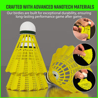 Thumbnail for EAGLES LED Badminton Shuttlecocks - 5 Pack Lighting Birdies, Nylon Glow in The Dark Birdie Balls for Baseball Practice- Plastic Light Up Birdies for Outdoor Indoor Sports Activities