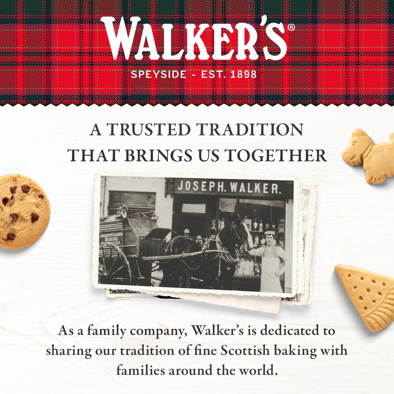 Walker’s Gingerbread Mince Pies - 4 Count (8.6 oz)- Holiday Treats and Desserts from Scotland