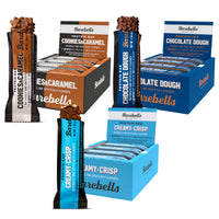 Thumbnail for Barebells Starter Pack (3 Mix Pack) – 36 Total Bars, High Protein Snack, with 20g Protein & No Added Sugar – On-the-Go Breakfast or Post-Workout Treat, Cookies and Caramel, Creamy Crisp, Brownie Dough