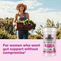 Thumbnail for Garden of Life Once Daily Dr. Formulated Probiotics for Women 50 Billion CFU 16 Probiotic Strains with Organic Prebiotics for Digestive, Vaginal & Immune Health, Dairy Free, Shelf Stable 30 Capsules