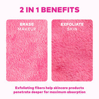 Thumbnail for The Original MakeUp Eraser PRO, Effortlessly Remove All Makeup Using Only Water, Including Waterproof Mascara, Eyeliner, Foundation, Lipstick, Sunscreen,and More! Original Pink, 1ct.