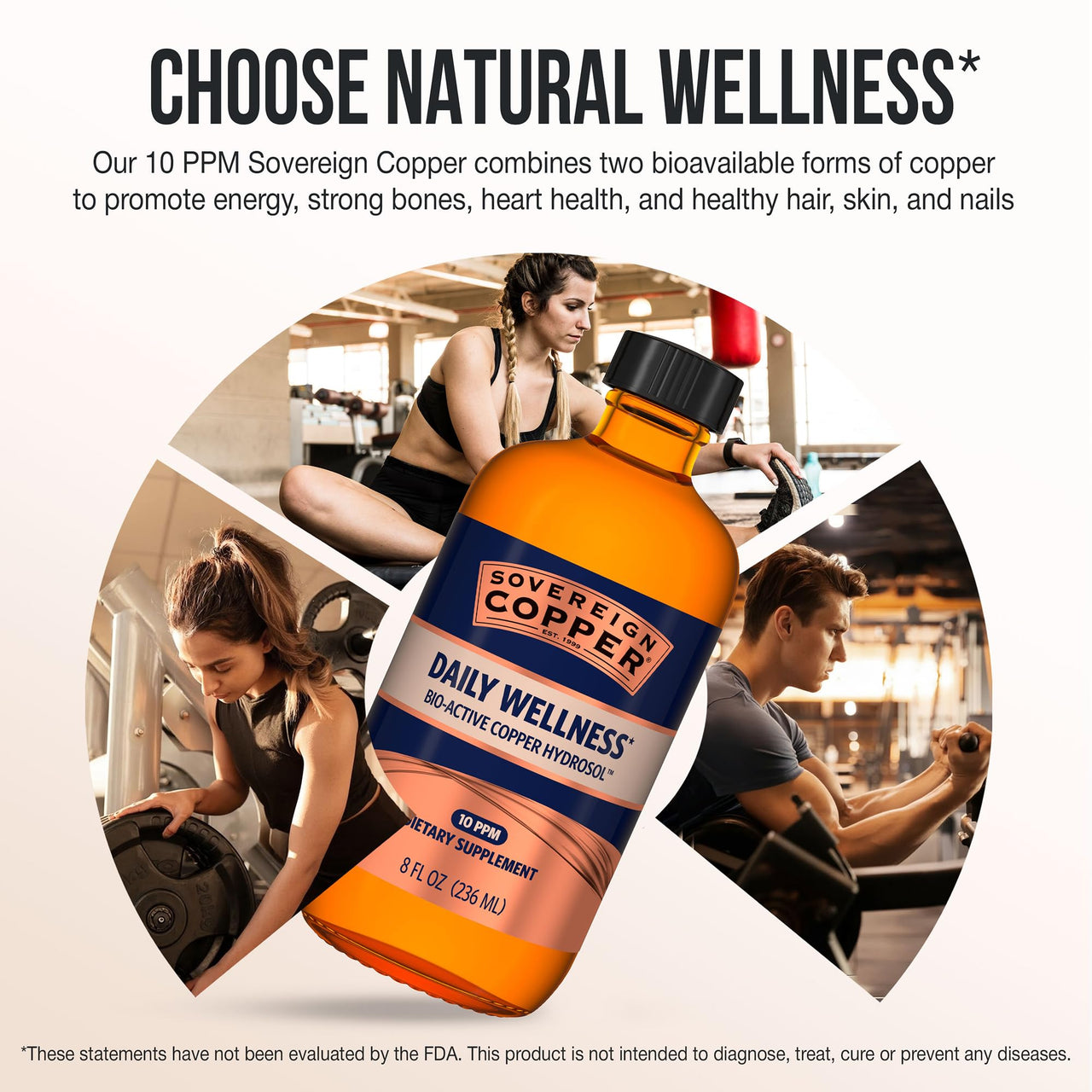 Sovereign Copper Bio-Active Copper Hydrosol, 8oz