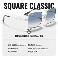 Thumbnail for Ray-Ban RB1971 Square 1971 Classic Sunglasses for Men and Women- Timeless Classic Sun Glasses with Modern Elegance - Premium UV Protection - Designer Men's and Women's Sunglasses