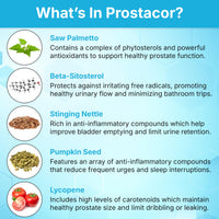 Thumbnail for Prostacor - Natural Prostate Support Supplement - Non-GMO, Vegan, Gluten-Free