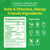 Thumbnail for Culturelle Daily Probiotic Capsules For Men & Women, Most Clinically Studied Probiotic Strain, Digestive & Gut Health, Supports Occasional Diarrhea, Gas & Bloating, 1 Month Supply, 30 CT