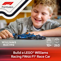 Thumbnail for LEGO Speed Champions Williams Racing FW46 F1 Race Car Toy - Building Set for Kids, Boys & Girls, Ages 10+ - Toy Car for F1 Fans - Gift Idea for Birthday - 77249