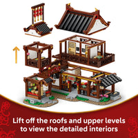 Thumbnail for LEGO Chinese Festivals Ancient Moon-Gazing Inn - Building Toy for Boys & Girls, Ages 9+ - Spring Festival Decorations & Craft Kit - 80121