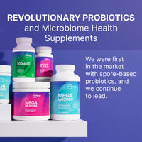 Thumbnail for Microbiome Labs MegaSporeBiotic Probiotics for Women & Men - Spore Based Probiotics for Digestive Health - Shelf Stable & Travel-Friendly (60 Capsules)