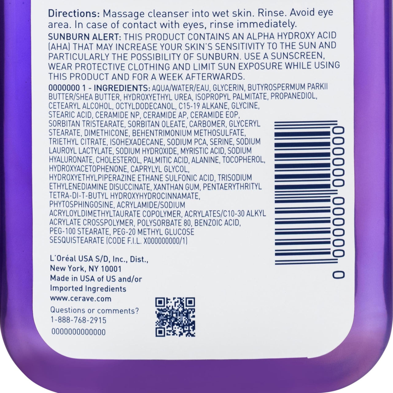 CeraVe Brightening Vitamin C Facial Cleanser for Dull & Uneven Skin Tone with Stabilized Vitamin C, Niacinamide & Ceramides, Hydrating & Exfoliating, Fragrance-Free, Safe for Sensitive Skin, 8oz