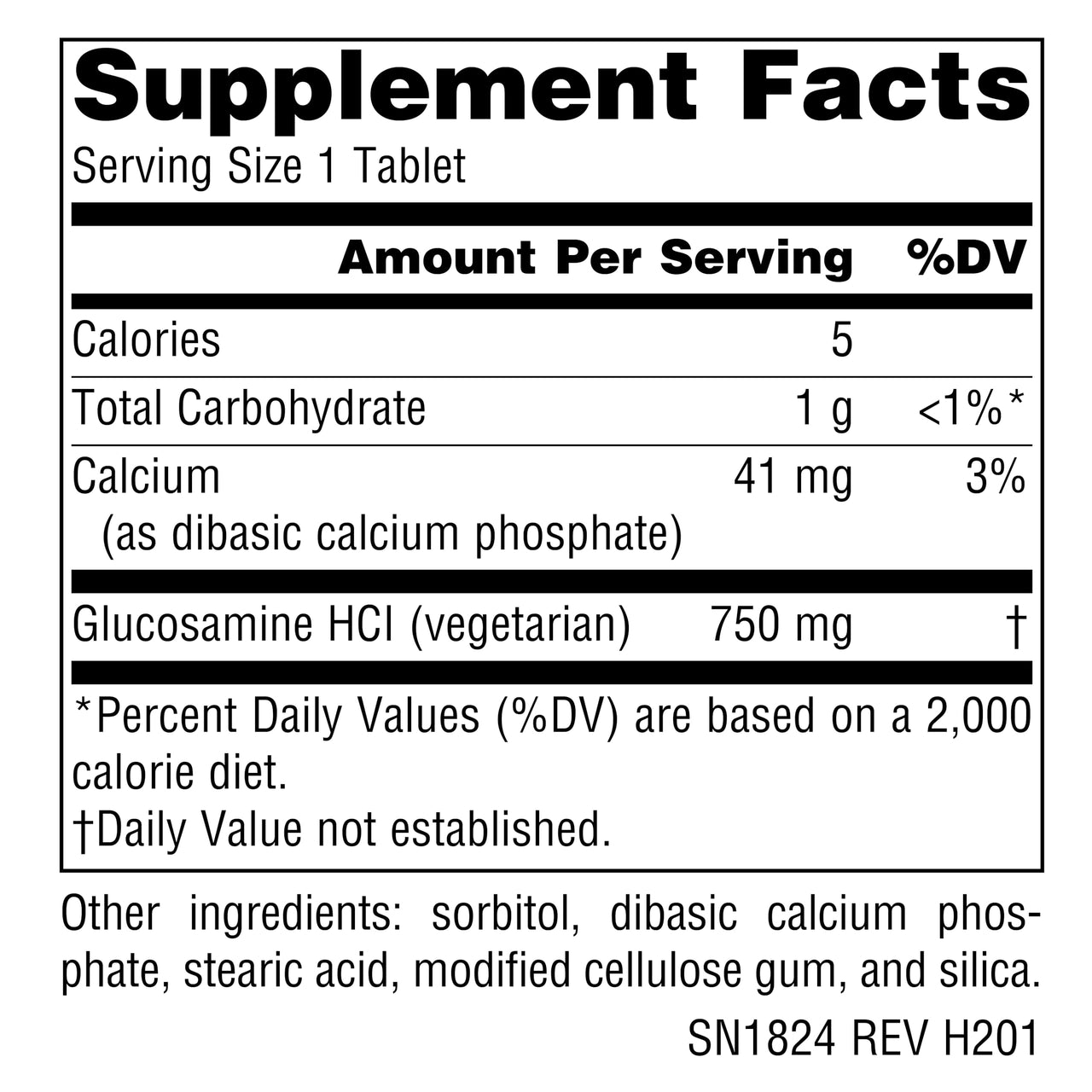 Source Naturals Vegetarian Glucosamine, Promotes Healthy Joints*, 750 mg - 60 Tablets
