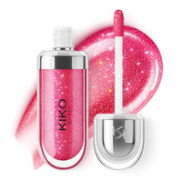 Thumbnail for Kiko Milano 3D Hydra Lip Gloss – High Shine, Hydrating, Plumping, Non-Sticky, Moisturizing Lip Makeup – 10 Sparkling Strawberry – 6.5ml