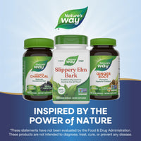 Thumbnail for Nature's Way Slippery Elm Bark, Traditional Support to Soothe the GI Tract*, Vegan, Slippery Elm Capsules, 100 Capsules