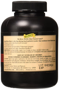 Thumbnail for Absorbine SuperShine Hoof Polish and Sealer, Quick Dry Formula, Black High Gloss, 8oz