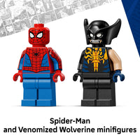 Thumbnail for LEGO Marvel Spider-Man Car vs. Venomized Wolverine Building Toy for Boys & Girls - Super Hero & Villain Playset W/2 Marvel Minifigures - Gift Idea for Birthdays - Ages 7+ - 76336