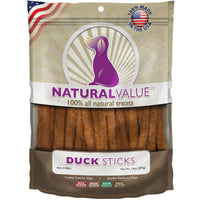 Thumbnail for Loving Pets Natural Value All Natural Soft Chew Duck Sticks For Dogs, 14-Ounce