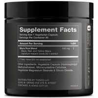 Thumbnail for Toniiq Maca Root - Ultra High Potency 20:1 Extract - Black, Red and Yellow Maca Complex - Single Origin, Wildcrafted & Highly Concentrated - Third-Party Lab Tested - 90 Capsules