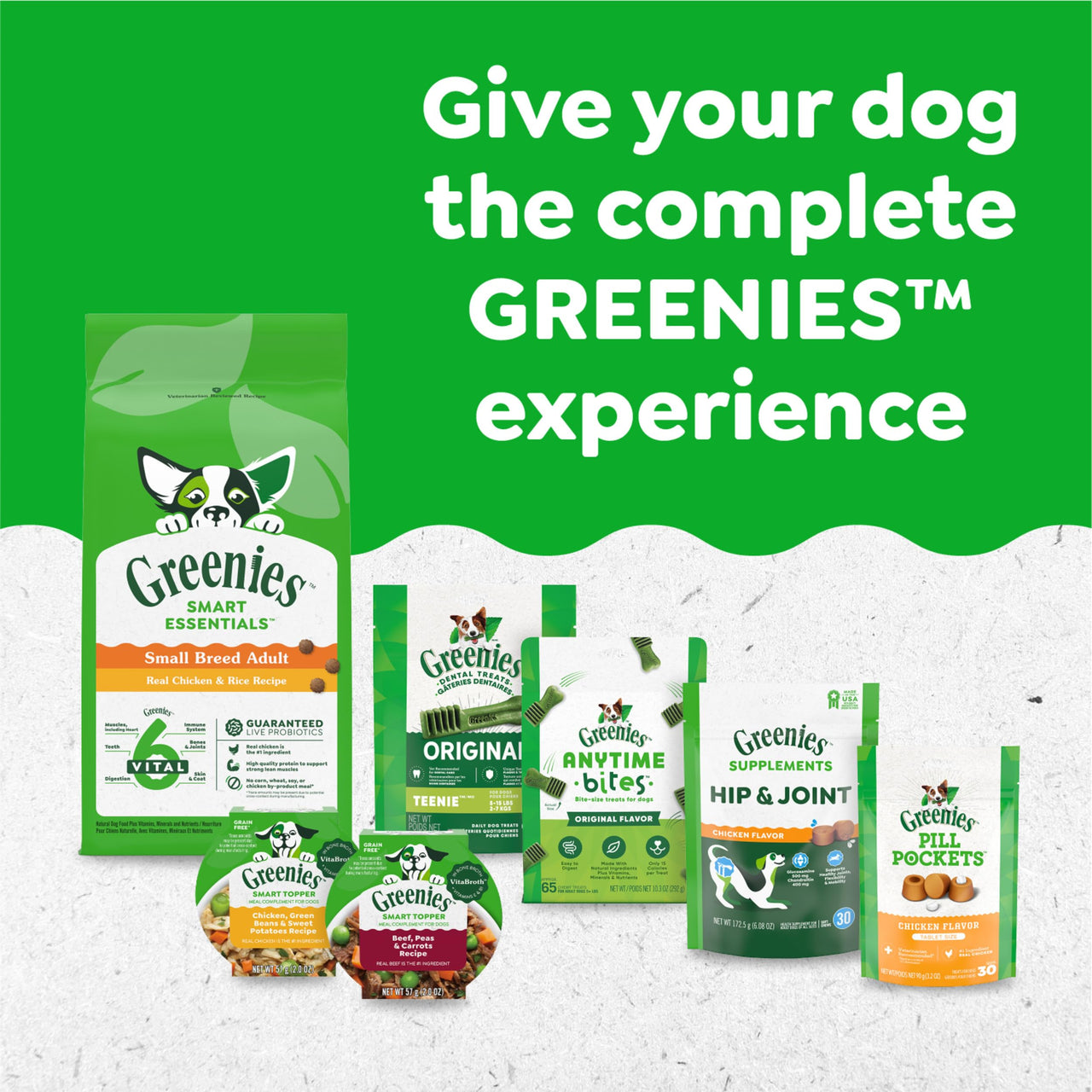 Greenies Veterinarian-Recommended Adult Natural Dental Dog Treats Regular Size, Dog Dental Chews, Original Flavor, 54 oz. Pack, 54 Count