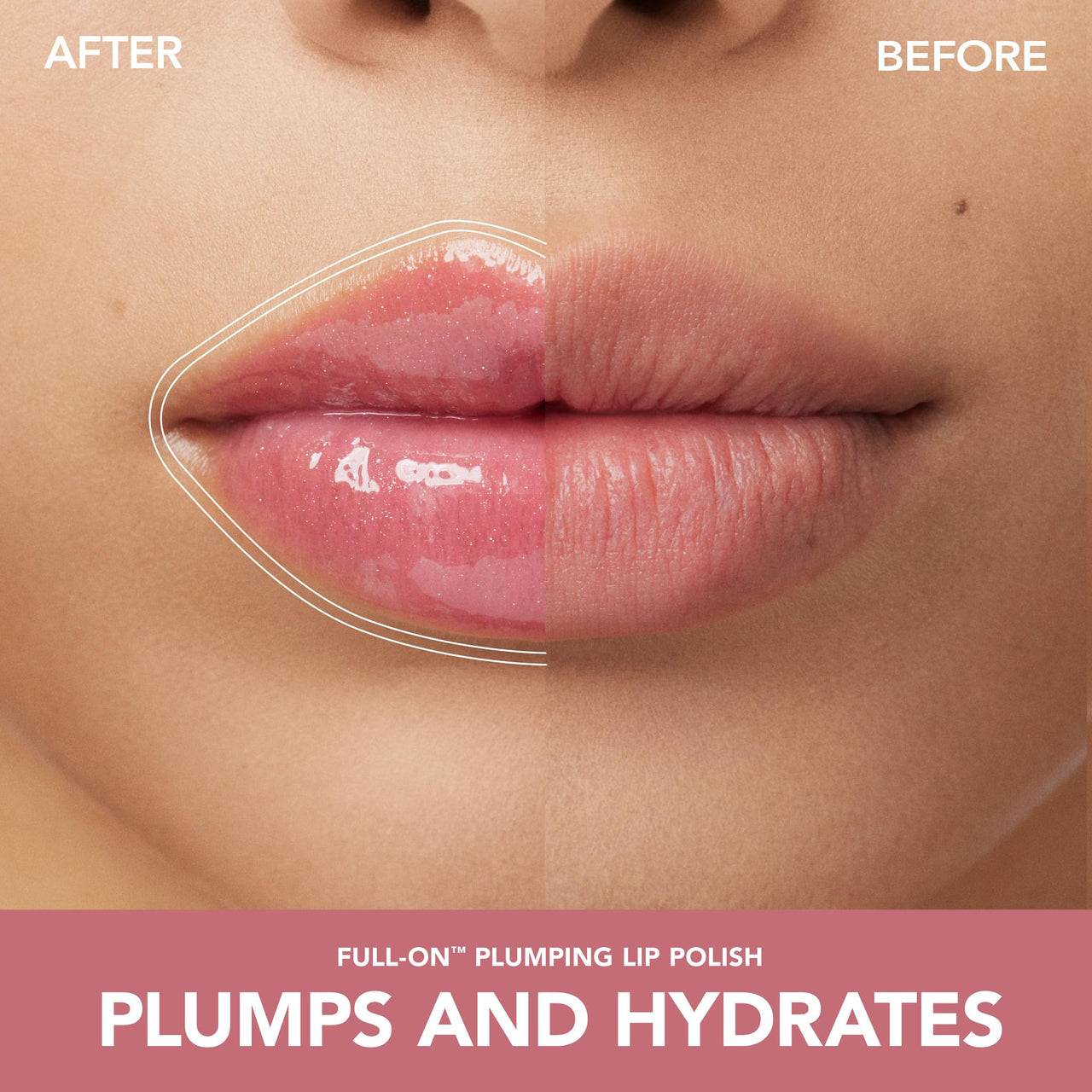 Buxom Full-On Plumping Lip Polish, Tinted Lip Plumper Gloss with Peptides & Vitamin E, High-Shine Lip Gloss that Nourishes, Vegan, AW Nicole (Raspberry Pink with Golden Shimmer)