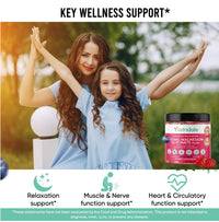 Thumbnail for Adndale 90 CT Magnesium Glycinate 400 mg Gummies with Ashwagandha, Magnesium Malate & Taurate, Sugar Free Magnesium Gummies for Adults & Kids.