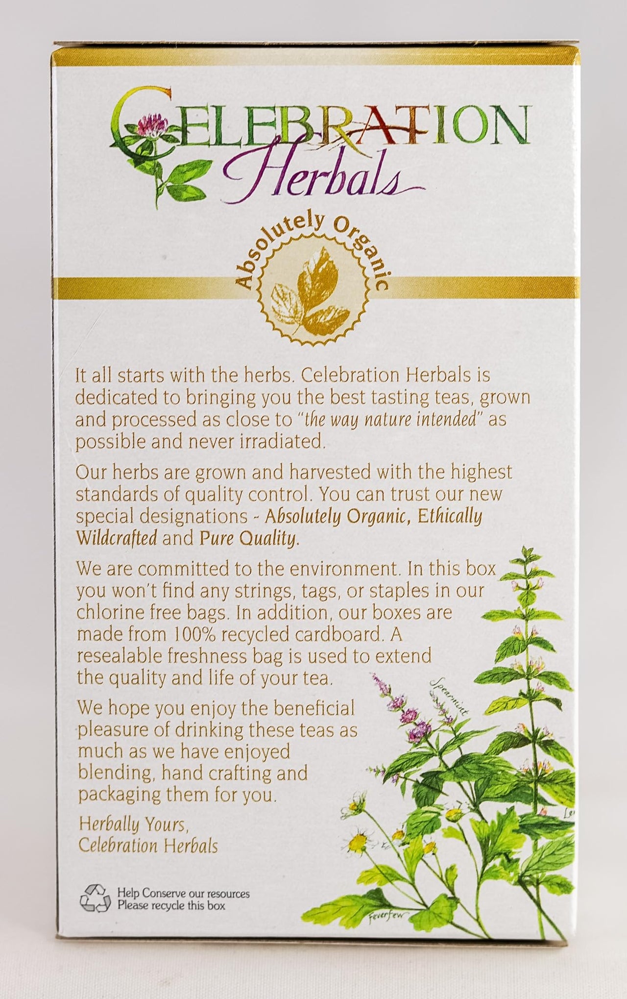 CELEBRATION HERBALS Organic Valerian Mint Tea, 24 CT